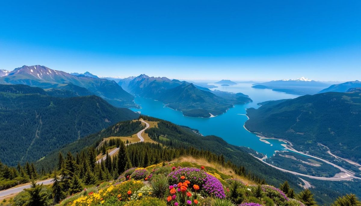 New Zealand national parks aerial views