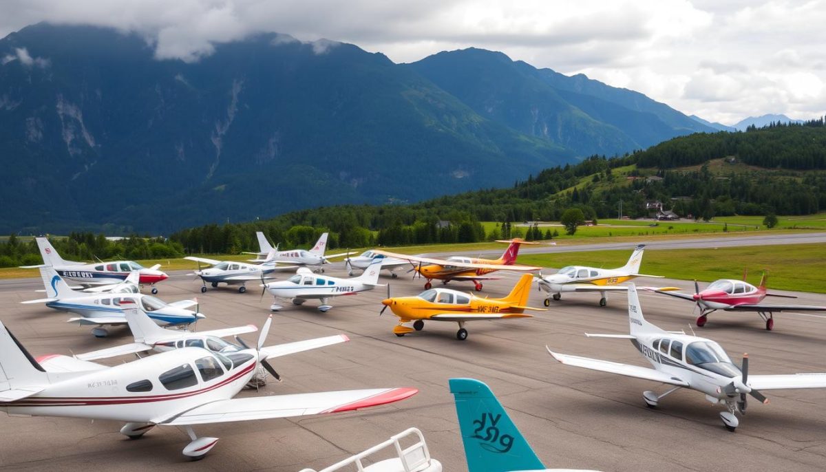 aircraft types for scenic flights